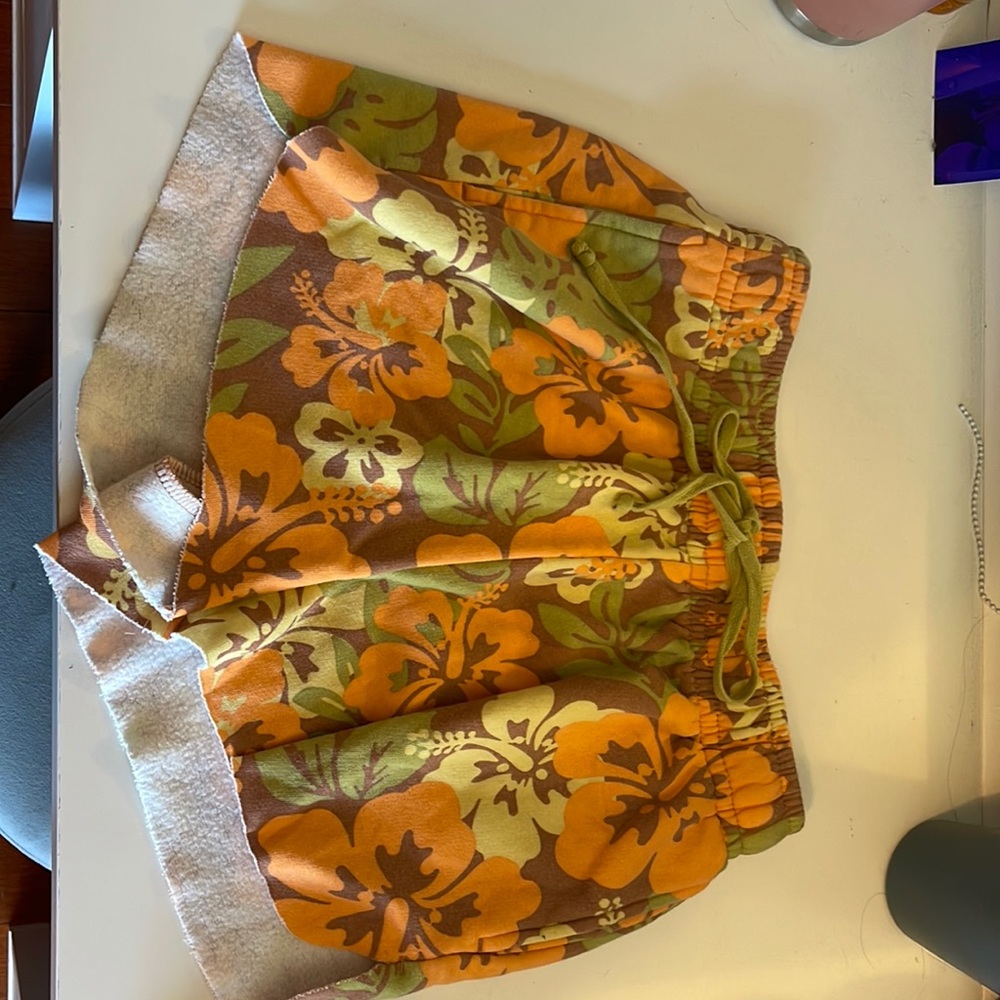 flowered shorts